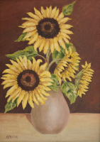 Max Drache: Sonnenblumen